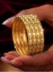 Gold Plated Bangles